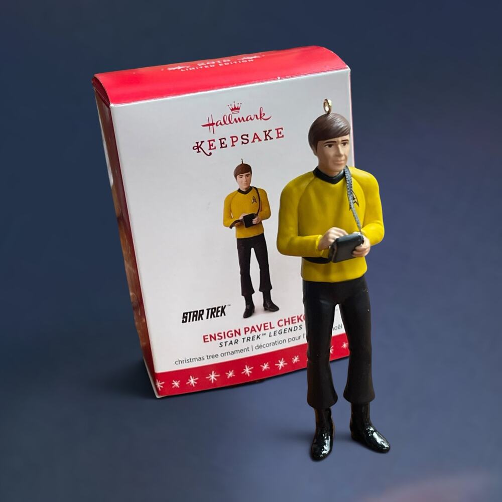 Hallmark Keepsake Star Trek Original Series Ensign Chekov Ornament 2016 In Box